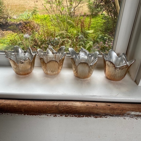 Pier one mercury votive candle holders - Picture 1 of 6